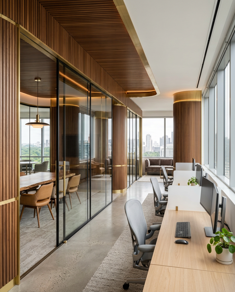 Modern commercial office interior